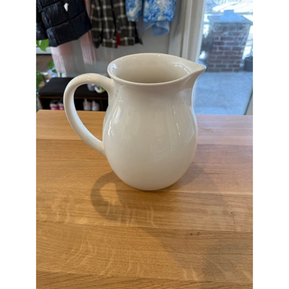 RP Home White Ceramic Pitcher One Size - Picture 2 of 5